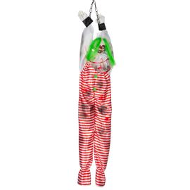 Animerad Hängande Skakande Clown 150 cm