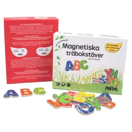 Magnetiska Träbokstäver