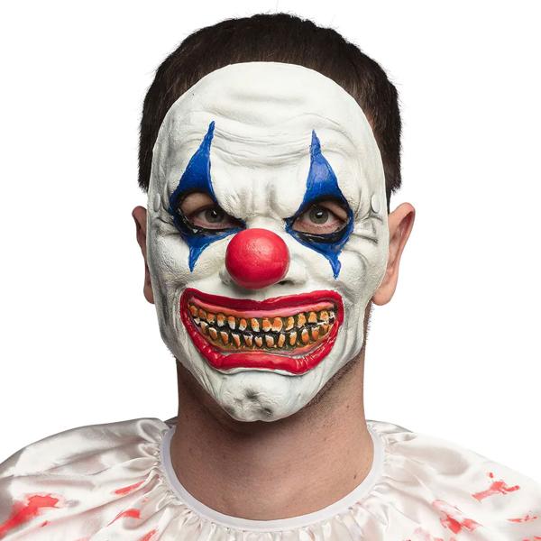 Läskig Leende Clownmask
