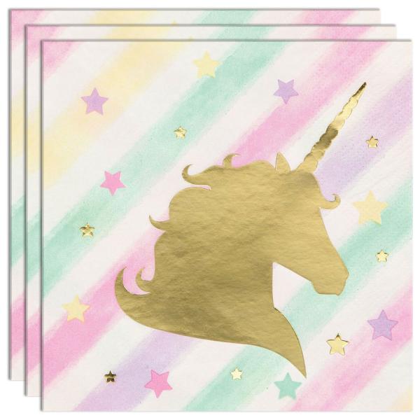 Kaffeservetter Unicorn Sparkle
