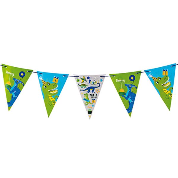 Flaggirlang Dinosaur Party