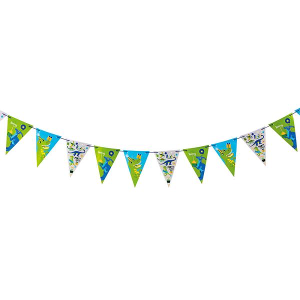 Flaggirlang Dinosaur Party