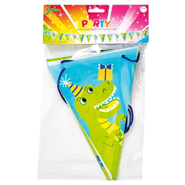 Flaggirlang Dinosaur Party