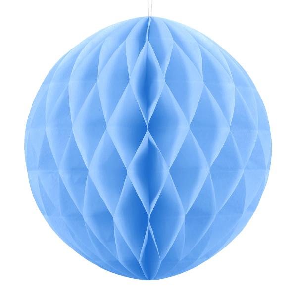 Hängande Honeycomb Ljusblå 40 cm