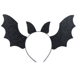Diadem Fladdermusvingar Svart