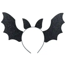 Diadem Fladdermusvingar Svart