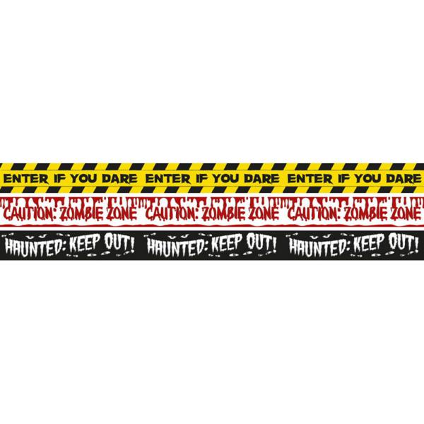 Avspärrningsband Halloween Dekoration 3-pack