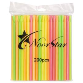 Slush Sugr&ouml;r med Sked Flerf&auml;rgade 200-pack