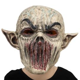 Helt&auml;ckande Latexmask L&auml;skig Goblin