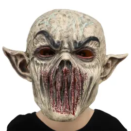 Helt&auml;ckande Latexmask L&auml;skig Goblin