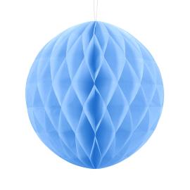 Hängande Honeycomb Ljusblå 30 cm