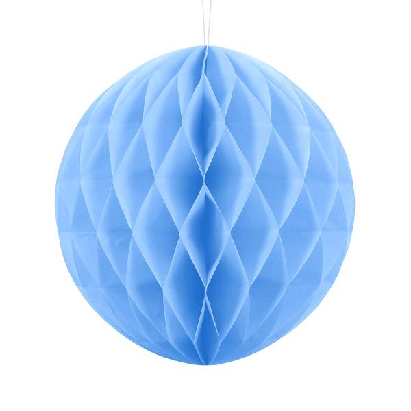 Hängande Honeycomb Ljusblå 30 cm