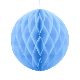 Hängande Honeycomb Ljusblå 30 cm