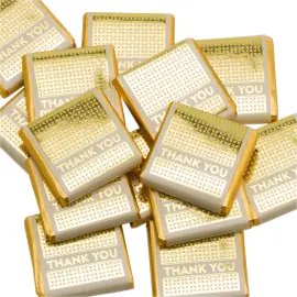 Chokladrutor Thank You Guld