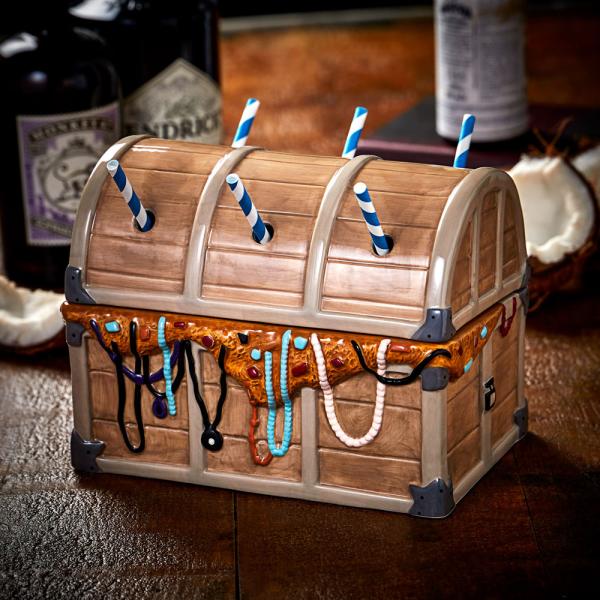 Tiki Cocktail Bägare Skattkista