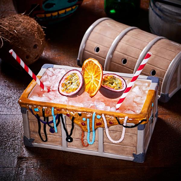 Tiki Cocktail Bägare Skattkista