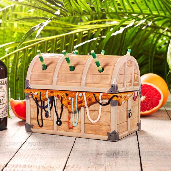 Tiki Cocktail Bägare Skattkista