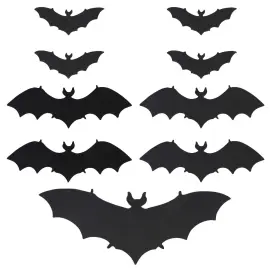 V&auml;ggdekoration Fladderm&ouml;ss 11-27 cm 12-pack
