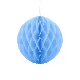 Hängande Honeycomb Ljusblå 20 cm