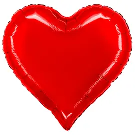 Folieballong Rött Hjärta