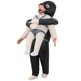 Uppbl&aring;sbar Carry Me Kidnappare Maskeraddr&auml;kt