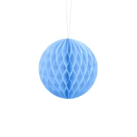 Hängande Honeycomb Ljusblå 10 cm