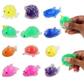Squishy Havsdjur Leksak med P&auml;rlor 5 cm