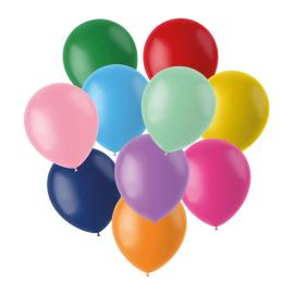 Latexballonger Blandade F&auml;rger Matt 21 cm 50-pack