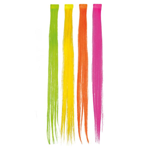 Clip-on Neon Löshår Slinga