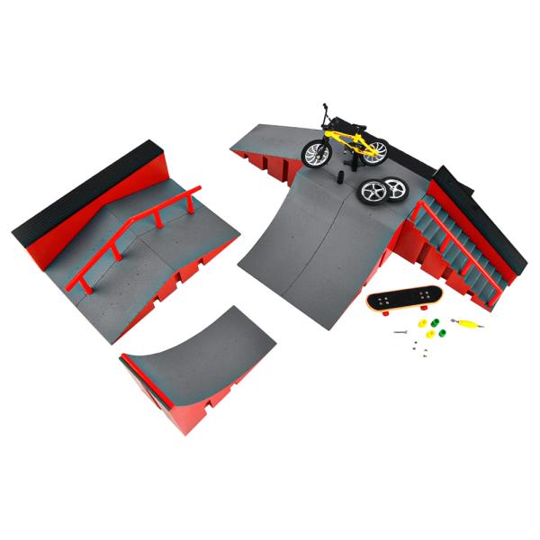 Skatepark BMX och Fingerboard Park Set
