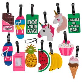 Bagagetag med Rolig Design