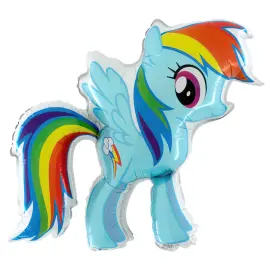 Rainbow Dash Folieballong