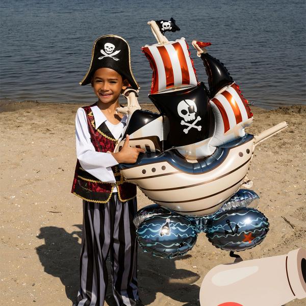 Folieballong Piratskepp Stående 70 x 81 cm
