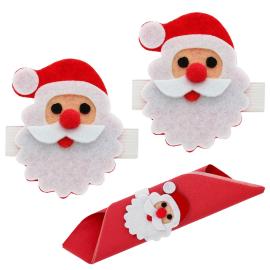 Servettringar Jultomte 2-pack