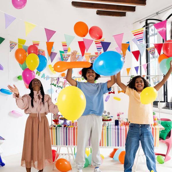 Latexballonger Blandade Färger Matt 21 cm