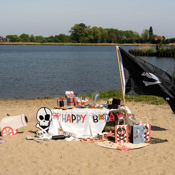 Folieballong Piratskepp Stående 70 x 81 cm