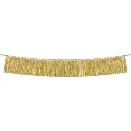 Fransig Girlang Guld