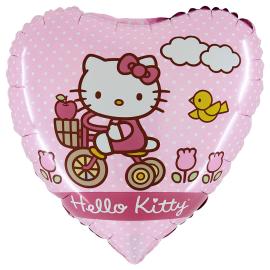 Folieballong Hello Kitty Bike