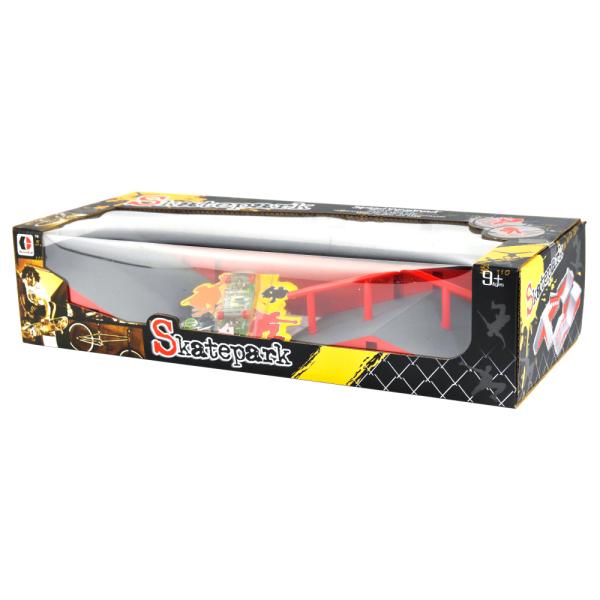 Skatepark Fingerboard Ramp Räcke Set