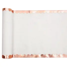 Bordslöpare Scalloped Roseguld