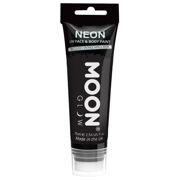 Moon Glow Neon UV Kropp- & Ansiktsfärg Svart 75 ml