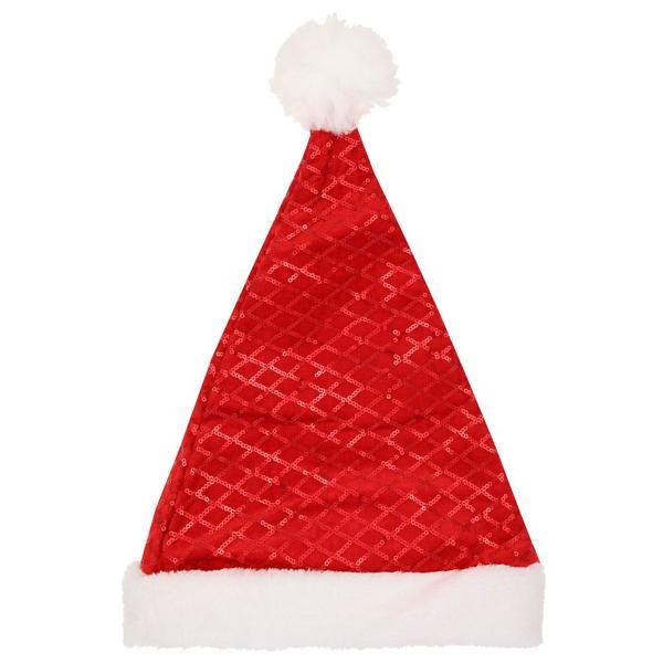 Tomteluva Röd med Paljetter