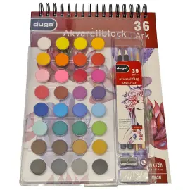 Akvarellset 39-pack