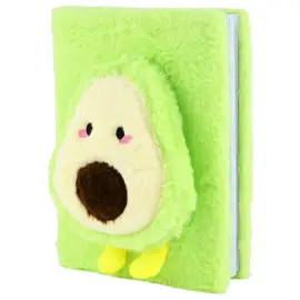 Anteckningsbok Fluffig Avokado A5