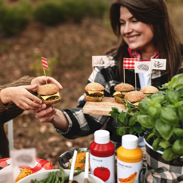 Partypicks med Grilltema 12-pack