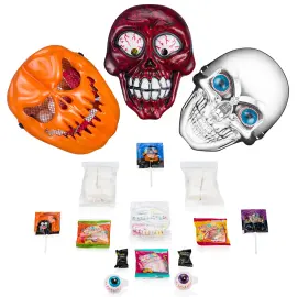 Skelettmask med Godis 175g