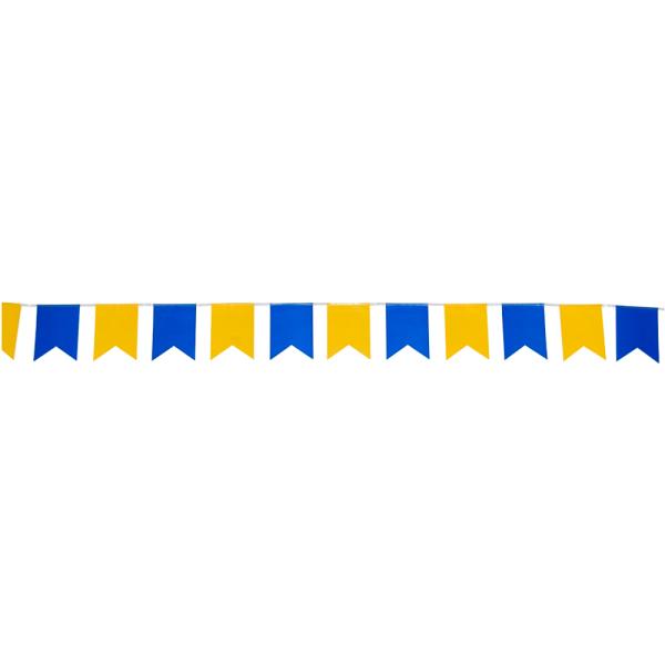 Flaggirlang Gul & Blå