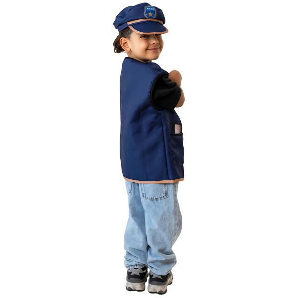 Polisväst med Keps Barn