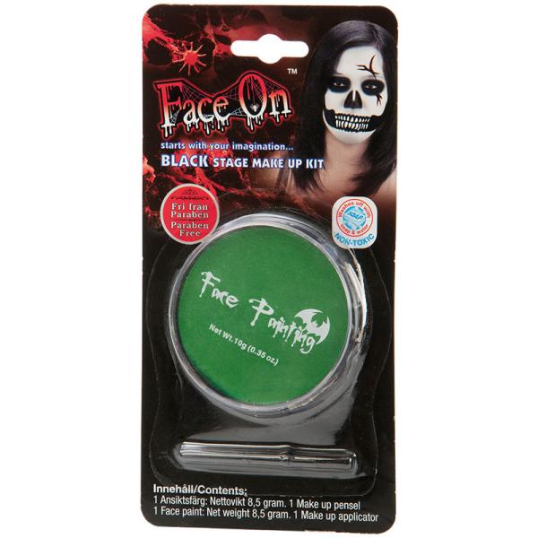 Face-On Grön Ansiktsfärg