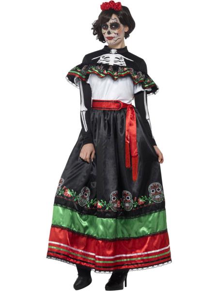Day of the Dead Klänning Luxuös